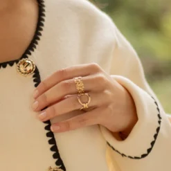 Perrine et Antoinette Bagues Sans Strass^BAGUE AMBRE