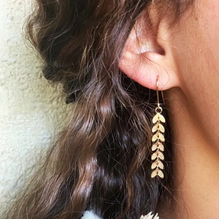 Perrine et Antoinette Pendantes^BOUCLES HAVANA