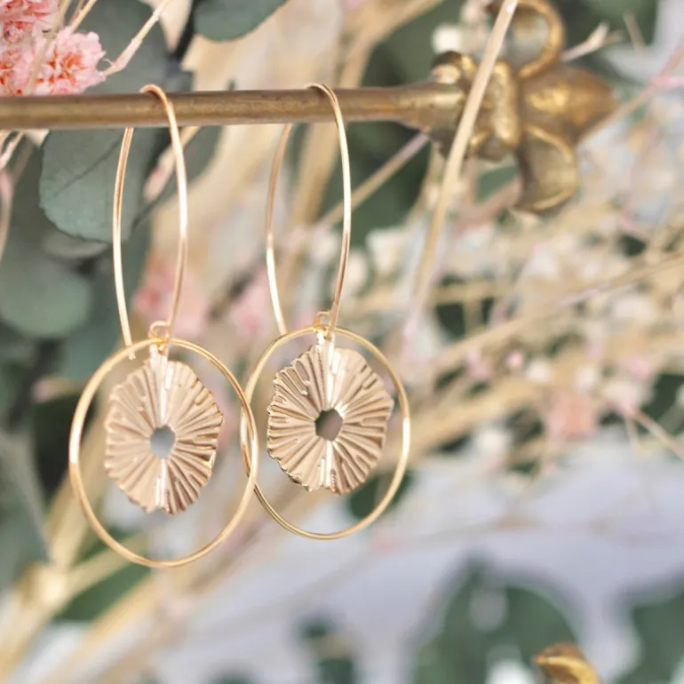 Perrine et Antoinette Boucles D'oreilles Empierrées | Pendantes^BOUCLES HORTENSE