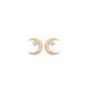 Perrine et Antoinette Boucles D'oreilles Empierrées | Clous D'oreilles^BOUCLES LUNE