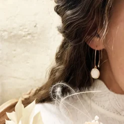 Perrine et Antoinette Boucles D'oreilles Empierrées | Pendantes^BOUCLES PAULA