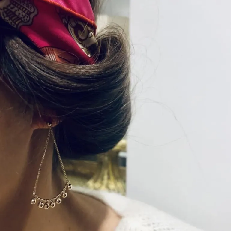 Perrine et Antoinette Pendantes^BOUCLES PERLITA