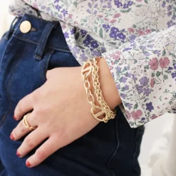 Perrine et Antoinette Bracelets Maille Xl | Bracelets Sans Strass^BRACELET EVY