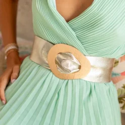 Perrine et Antoinette Ceintures^CEINTURE ALOA DOREE