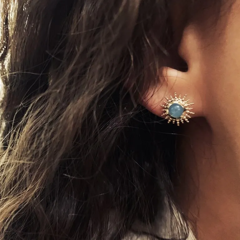 Perrine et Antoinette Boucles D'oreilles Empierrées | Clous D'oreilles^CLOUS JAMILA