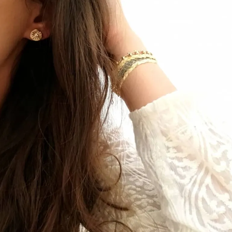 Perrine et Antoinette Boucles D'oreilles Empierrées | Clous D'oreilles^CLOUS JORA