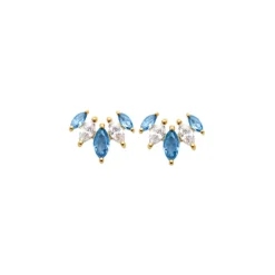 Perrine et Antoinette Boucles D'oreilles Empierrées | Clous D'oreilles^CLOUS LINA