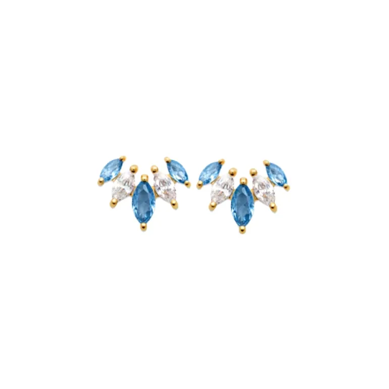 Perrine et Antoinette Boucles D'oreilles Empierrées | Clous D'oreilles^CLOUS LINA