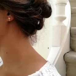 Perrine et Antoinette Boucles D'oreilles Religieuses | Clous D'oreilles^CLOUS LORETTA