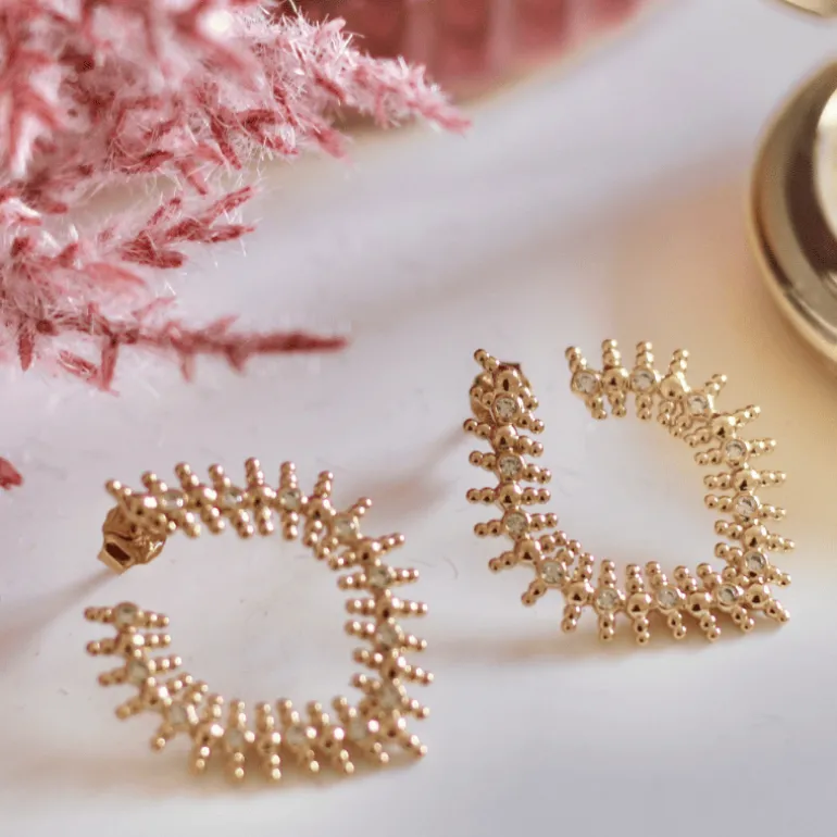 Perrine et Antoinette Clous D'oreilles^CLOUS LOUANE