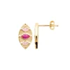Perrine et Antoinette Boucles D'oreilles Empierrées | Clous D'oreilles^CLOUS LOUISON