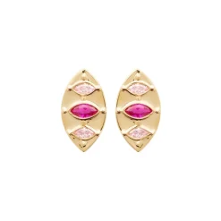 Perrine et Antoinette Boucles D'oreilles Empierrées | Clous D'oreilles^CLOUS LOUISON