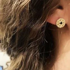 Perrine et Antoinette Boucles D'oreilles Empierrées | Clous D'oreilles^CLOUS LUTECIA