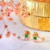 Perrine et Antoinette Boucles D'oreilles Empierrées | Clous D'oreilles^CLOUS ROSALIA