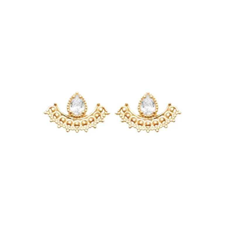 Perrine et Antoinette Boucles D'oreilles Empierrées | Clous D'oreilles^CLOUS TIMEO
