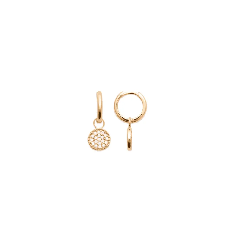 Perrine et Antoinette Boucles D'oreilles Empierrées | Créoles^CRÉOLES SIA