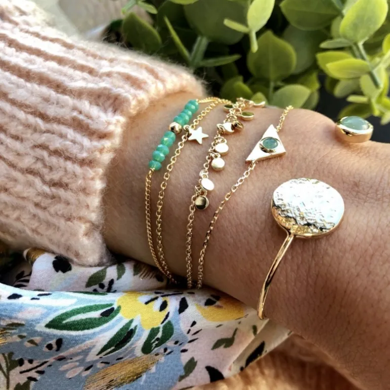 Perrine et Antoinette Joncs Ouverts | Bracelets Empierrés^JONC BETTY