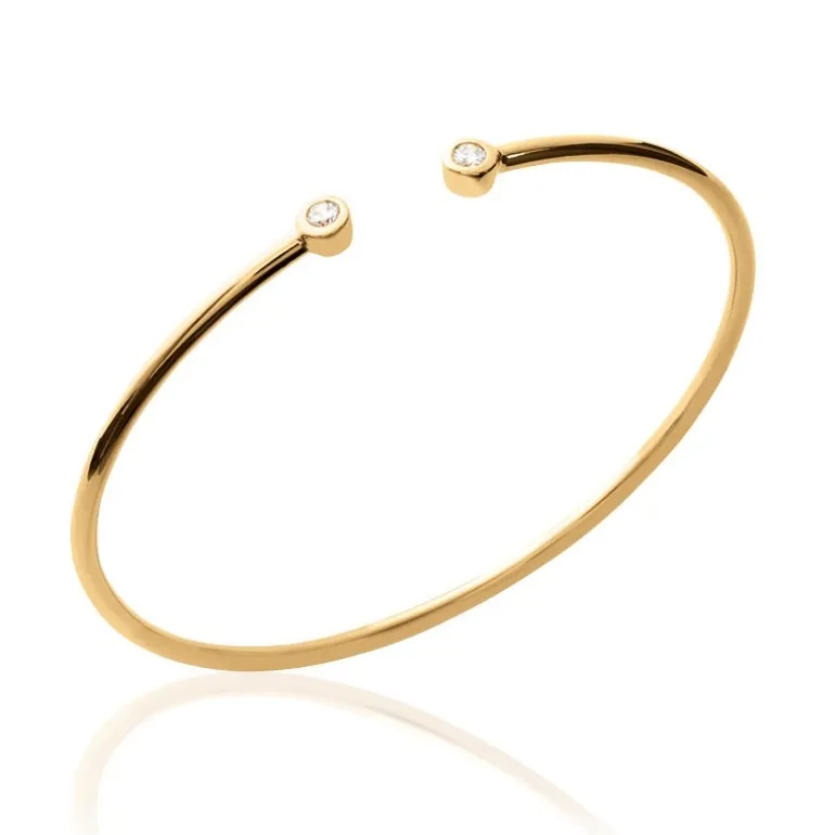 Perrine et Antoinette Joncs Ouverts | Bracelets Empierrés^JONC CASSANDRE