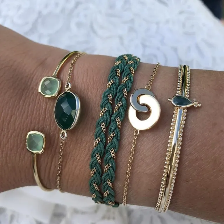 Perrine et Antoinette Joncs Ouverts | Bracelets Empierrés^JONC CLARENCE
