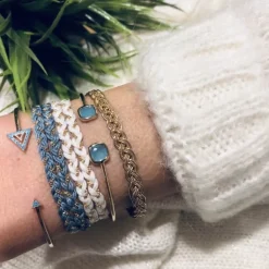 Perrine et Antoinette Joncs Ouverts | Bracelets Empierrés^JONC CLARENCE