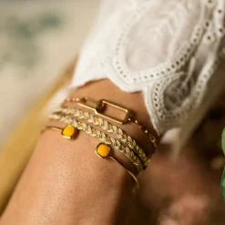 Perrine et Antoinette Joncs Ouverts | Bracelets Empierrés^JONC CLARENCE