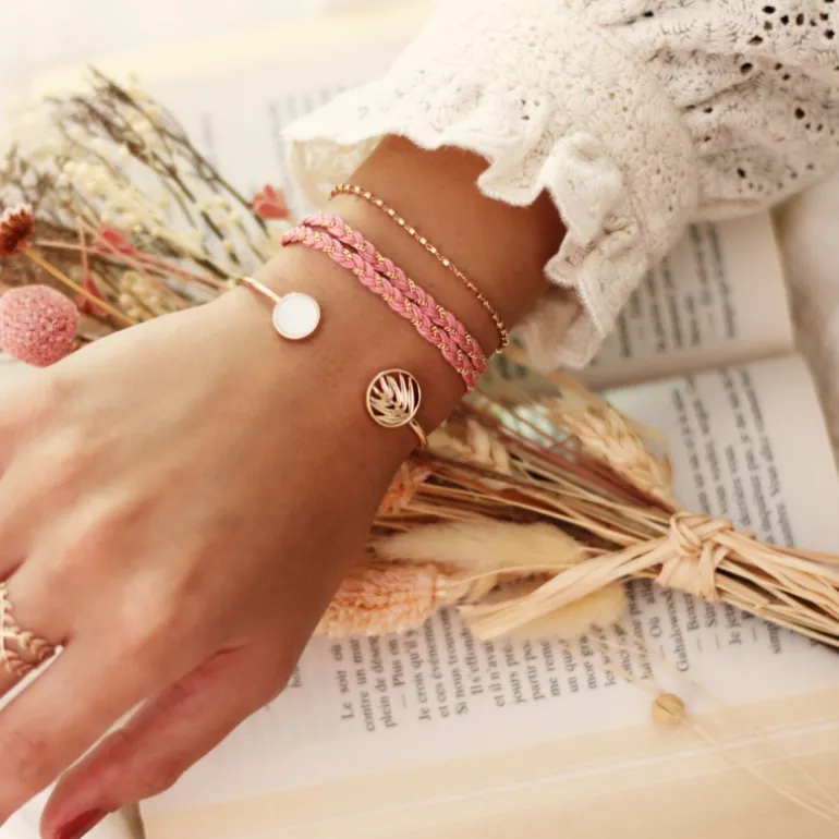 Perrine et Antoinette Joncs Ouverts | Bracelets Empierrés^JONC HALONA