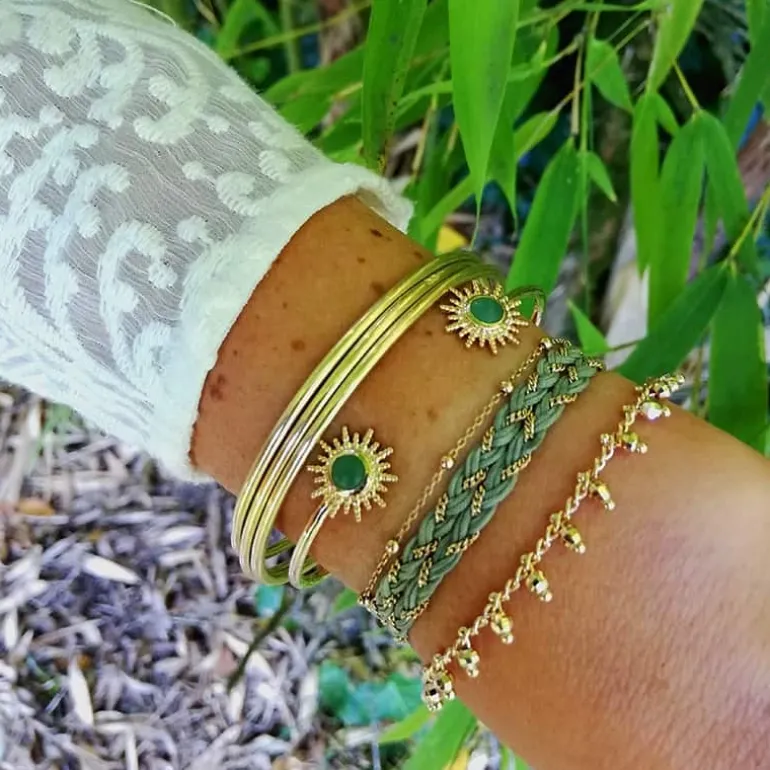 Perrine et Antoinette Joncs Ouverts | Bracelets Empierrés^JONC JAMILA