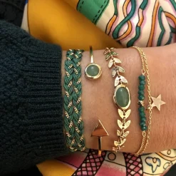 Perrine et Antoinette Joncs Ouverts | Bracelets Empierrés^JONC SALMA