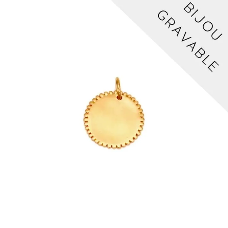 Perrine et Antoinette Pendentifs Gravables^PENDENTIF LEANDRE