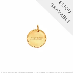 Perrine et Antoinette Pendentifs Gravables^PENDENTIF LEANDRE